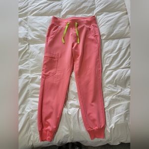 FIGS HOT CORAL ZAMORA JOGGERS
